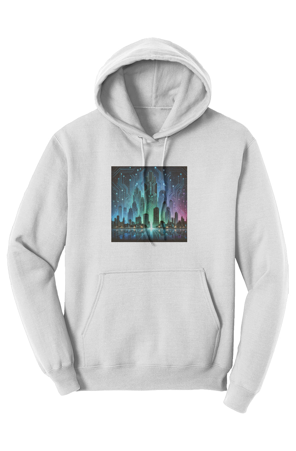 Neon Circuit City Hoodie