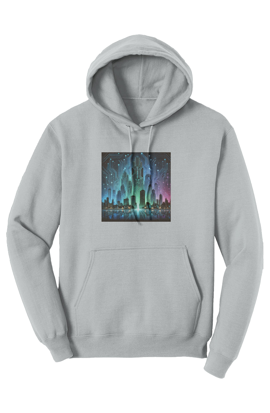 Neon Circuit City Hoodie